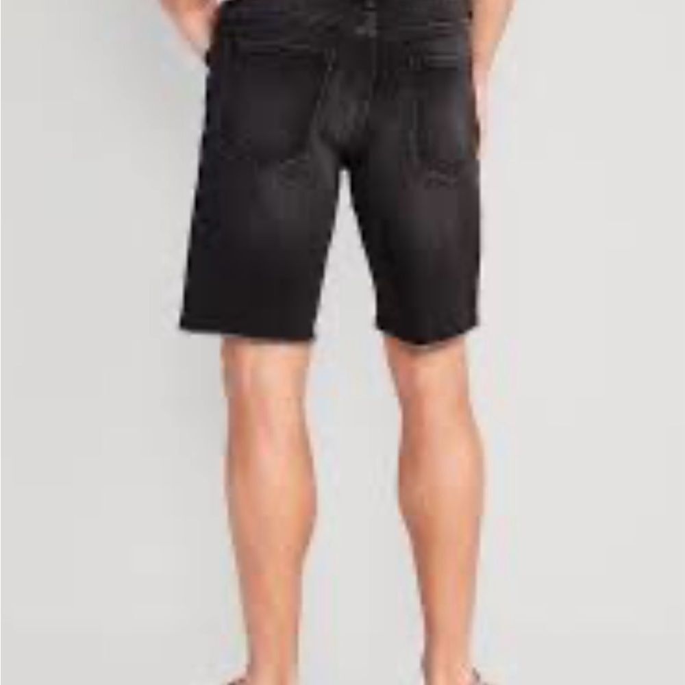 Old Navy Faded Black Jean Shorts Distressed Style - Picture 11 of 11